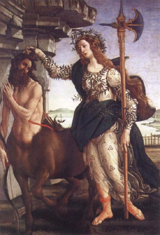 Sandro Botticelli Pallas and the Centaure china oil painting image